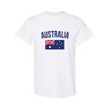 Australia Flag T-Shirt – White Cotton Aussie Pride Tee 07