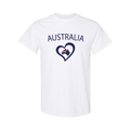 Australia Flag T-Shirt – White Cotton Aussie Pride Tee 09