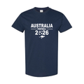 Australia Football T-Shirt – Navy Cotton Aussie Pride Tee 101