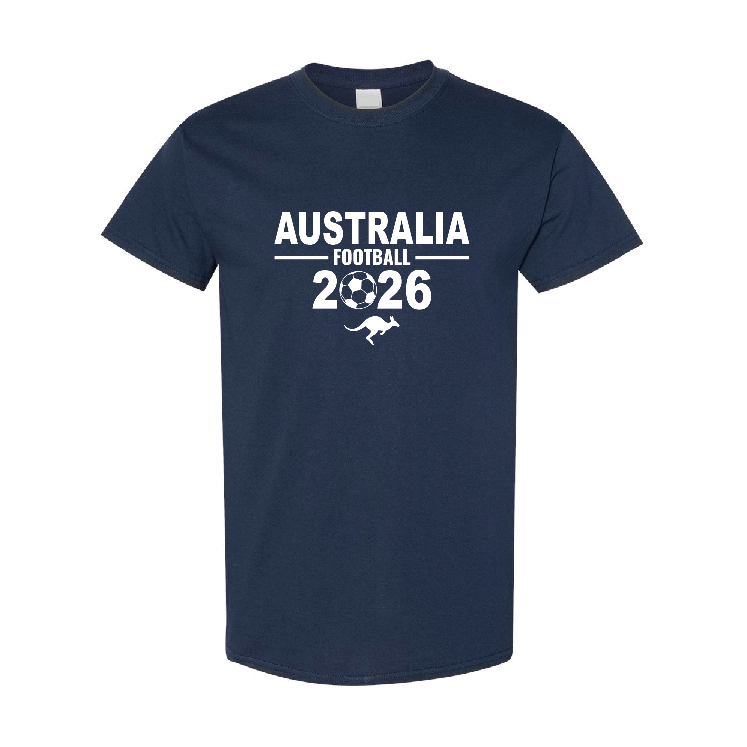 Australia Football T-Shirt – Navy Cotton Aussie Pride Tee 101