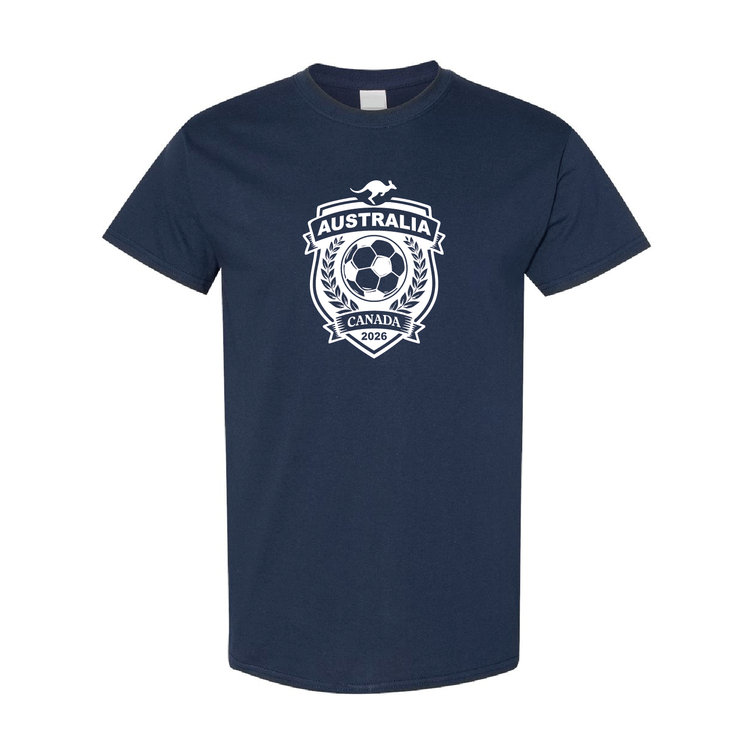 Australia Football T-Shirt – Navy Cotton Aussie Pride Tee 15