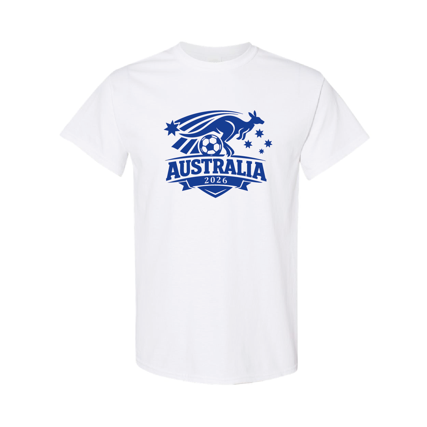 Australia Football T-Shirt – White Cotton Aussie Pride Tee 14