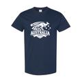 Australia Football T-Shirt – Navy Cotton Aussie Pride Tee 16