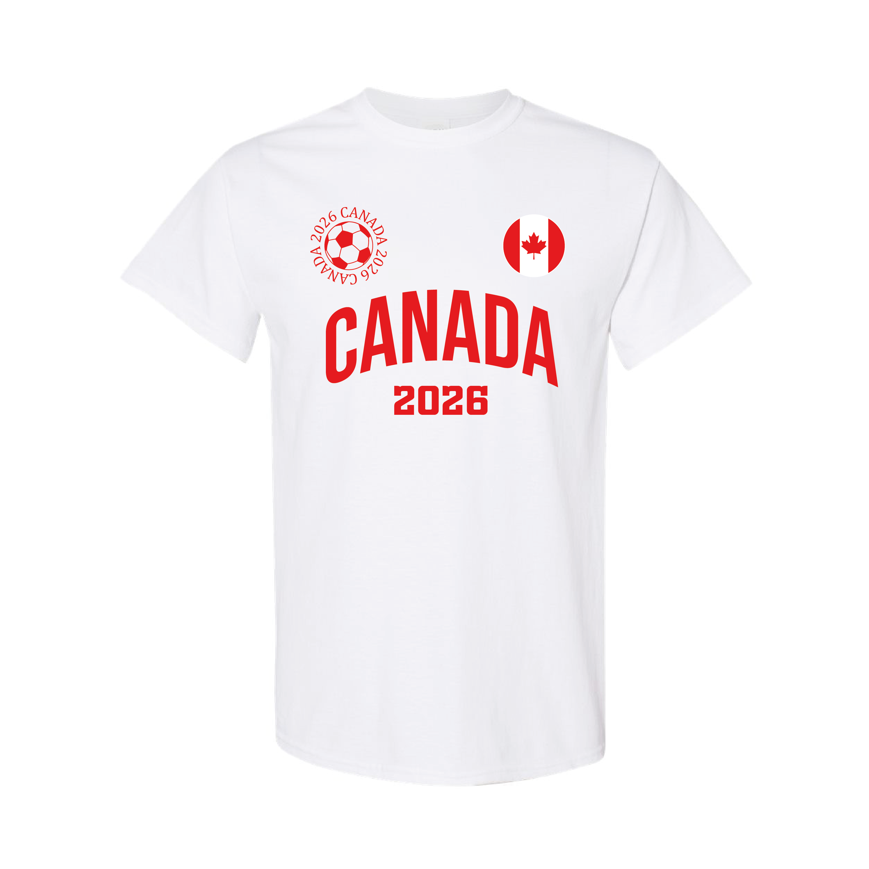 Canada Football T-Shirt –  Canadian Pride Cotton Premium Tee 104