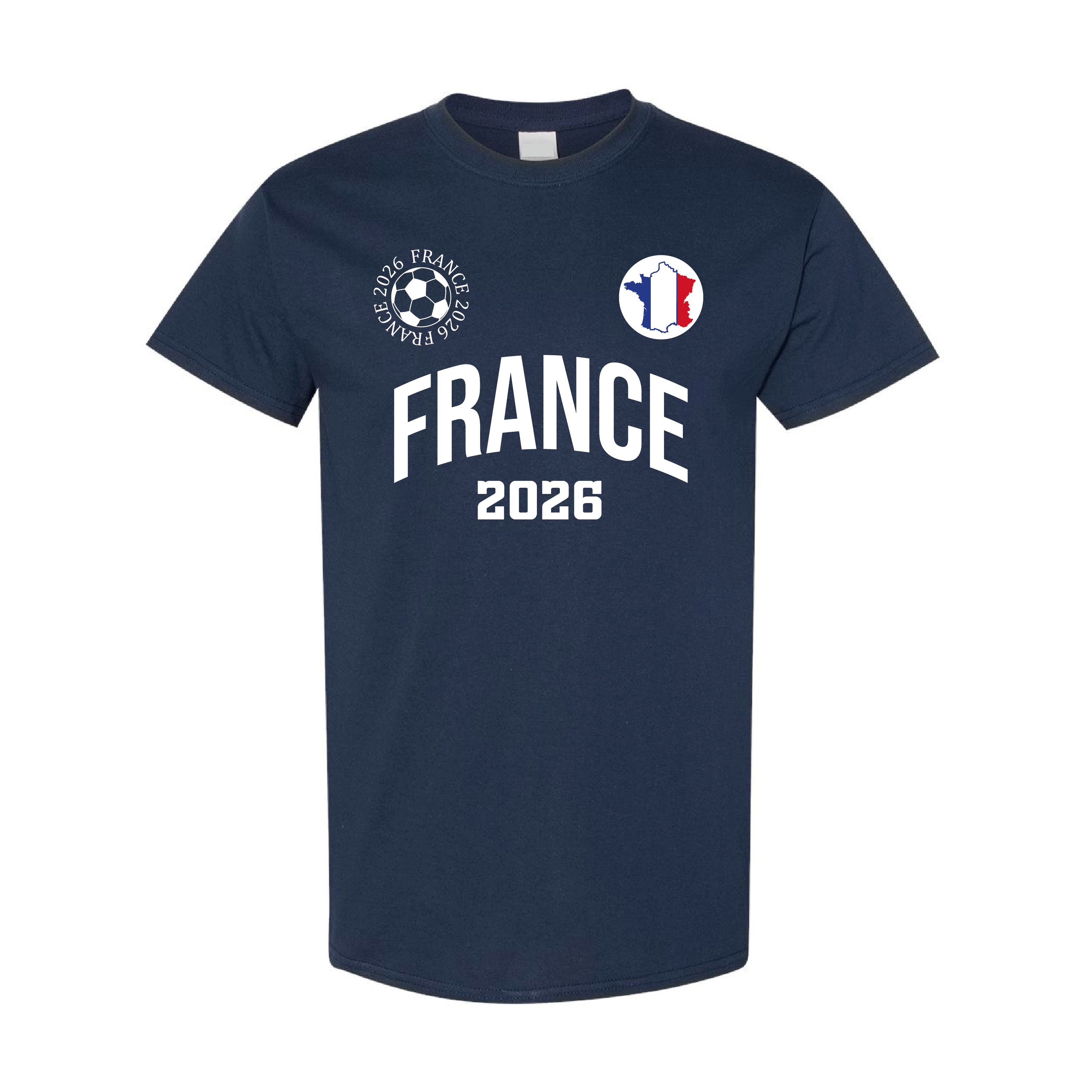 France T-Shirt –  French Football Premium Cotton Tee 102