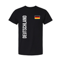 Germany (Deutschland) T-Shirt – Black Cotton German Tee 06