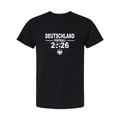 Germany (Deutschland) Football T-Shirt – Black&White Cotton German Tee 1