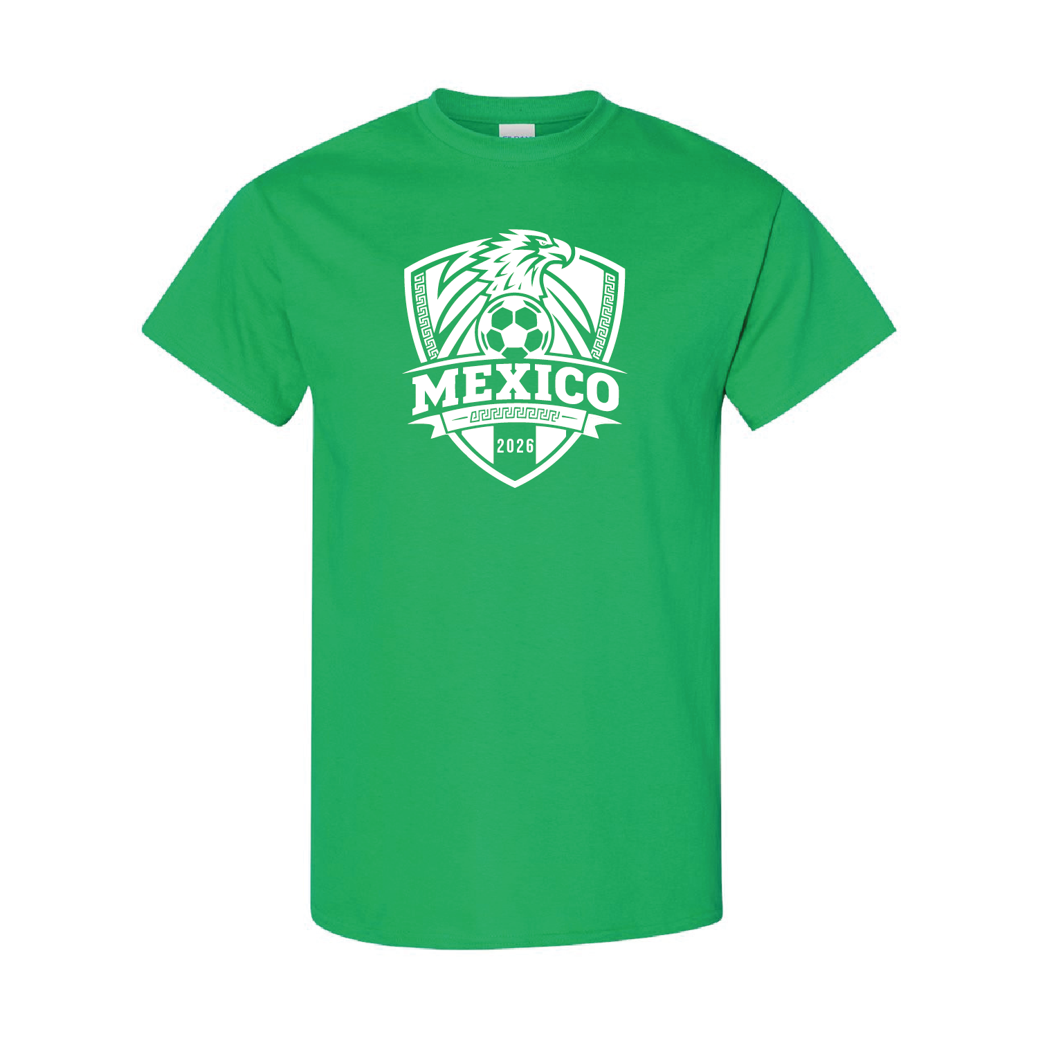 Mexico Football 2026 T-Shirt – Black Green White Cotton Mexican Tee 03