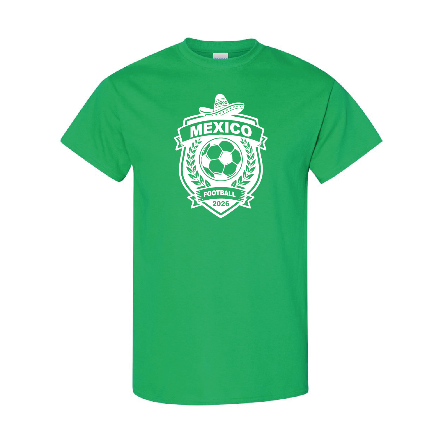 Mexico Football 2026 T-Shirt – Black Green White Cotton Mexican Tee 06