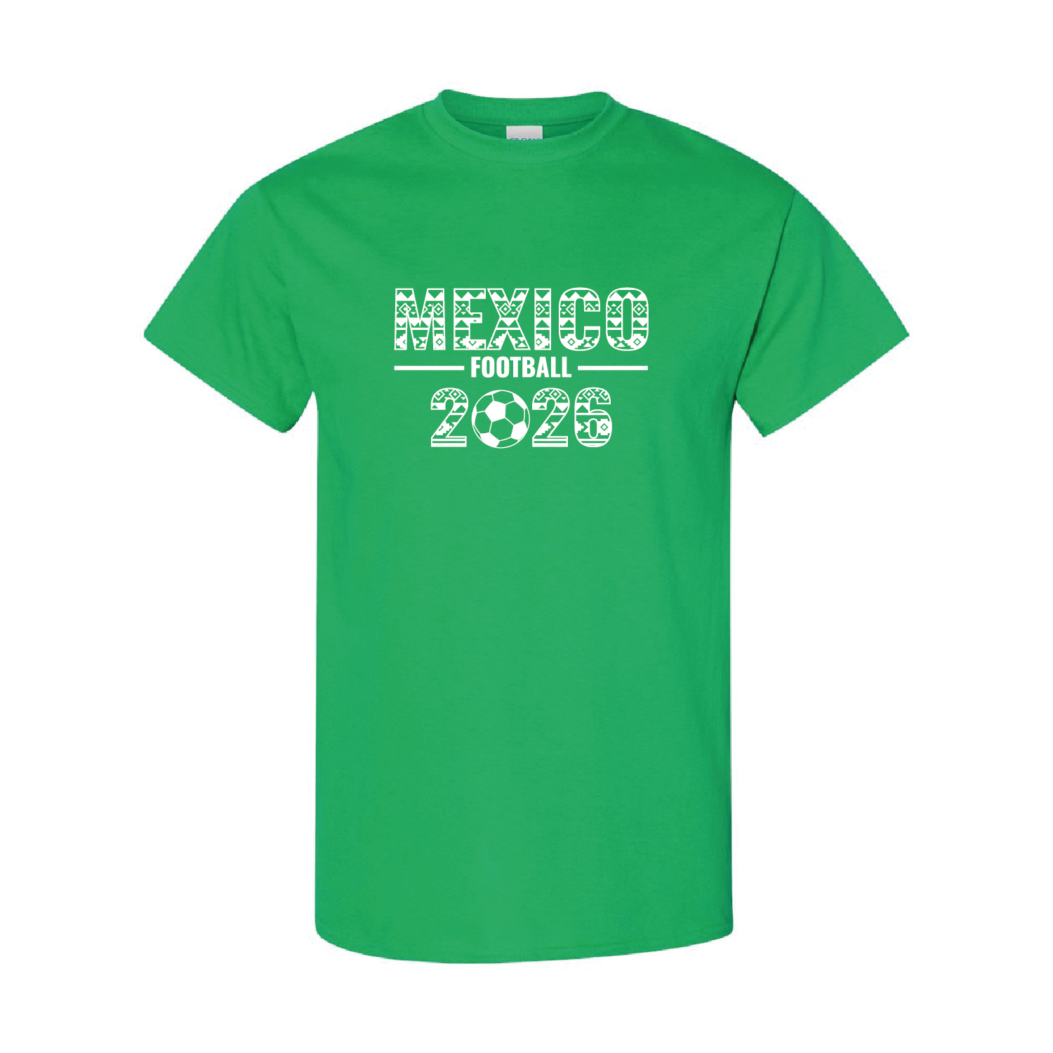 Mexico Football 2026 T-Shirt – Black Green White Cotton Mexican Tee 08