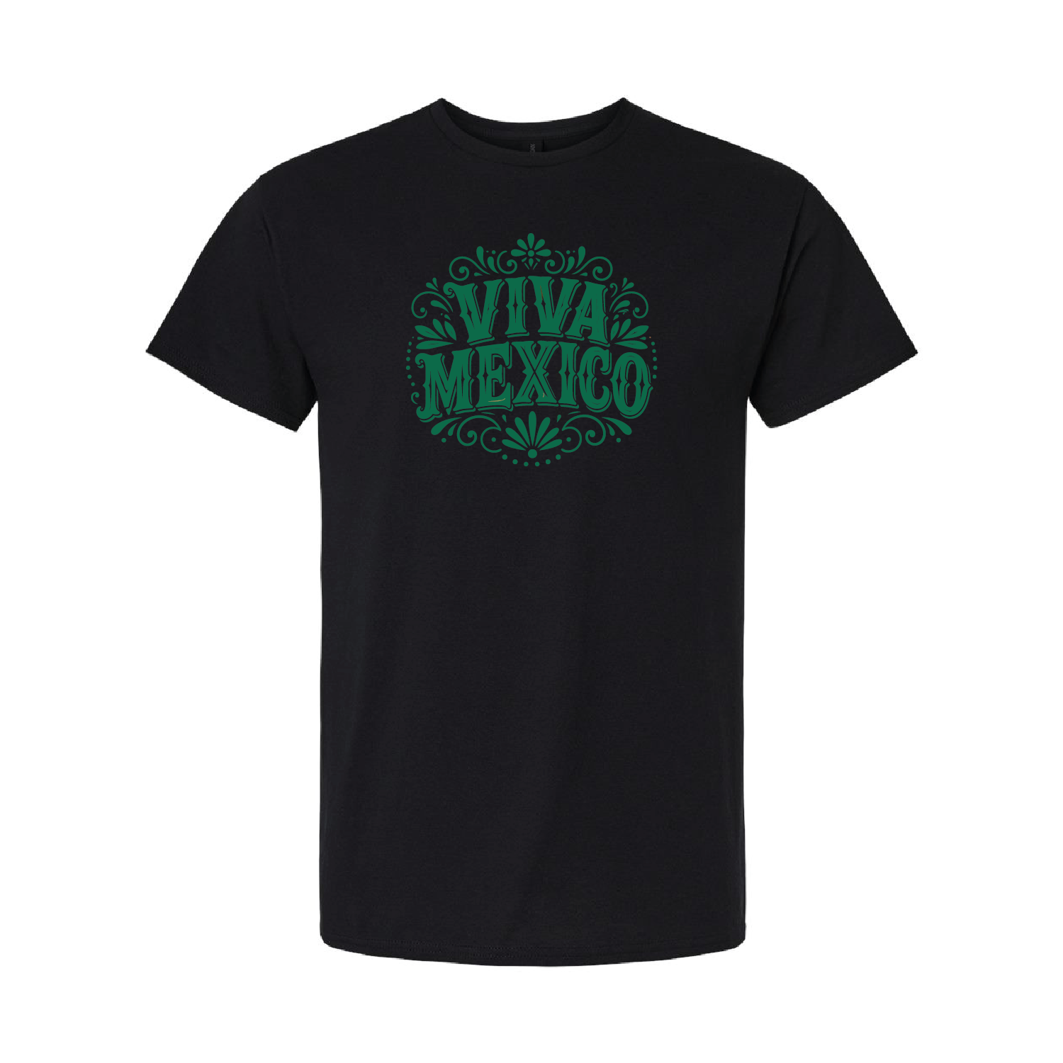 Mexico Football 2026 T-Shirt – Black Green White Cotton Mexican Tee 14