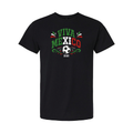Mexico Football 2026 T-Shirt – Black Green White Cotton Mexican Tee 22