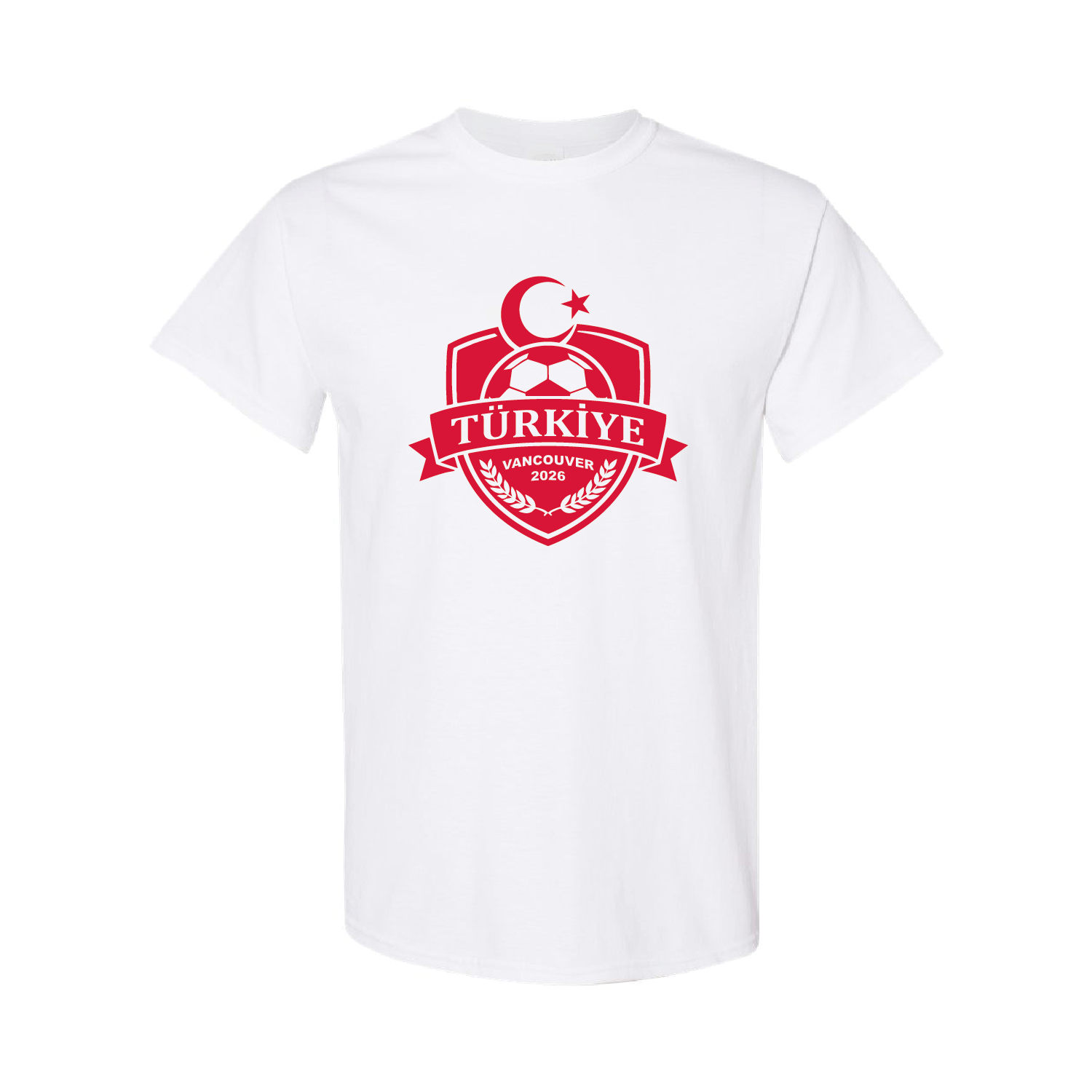 Türkiye T-Shirt – White Cotton Turkish Tee 2026 013
