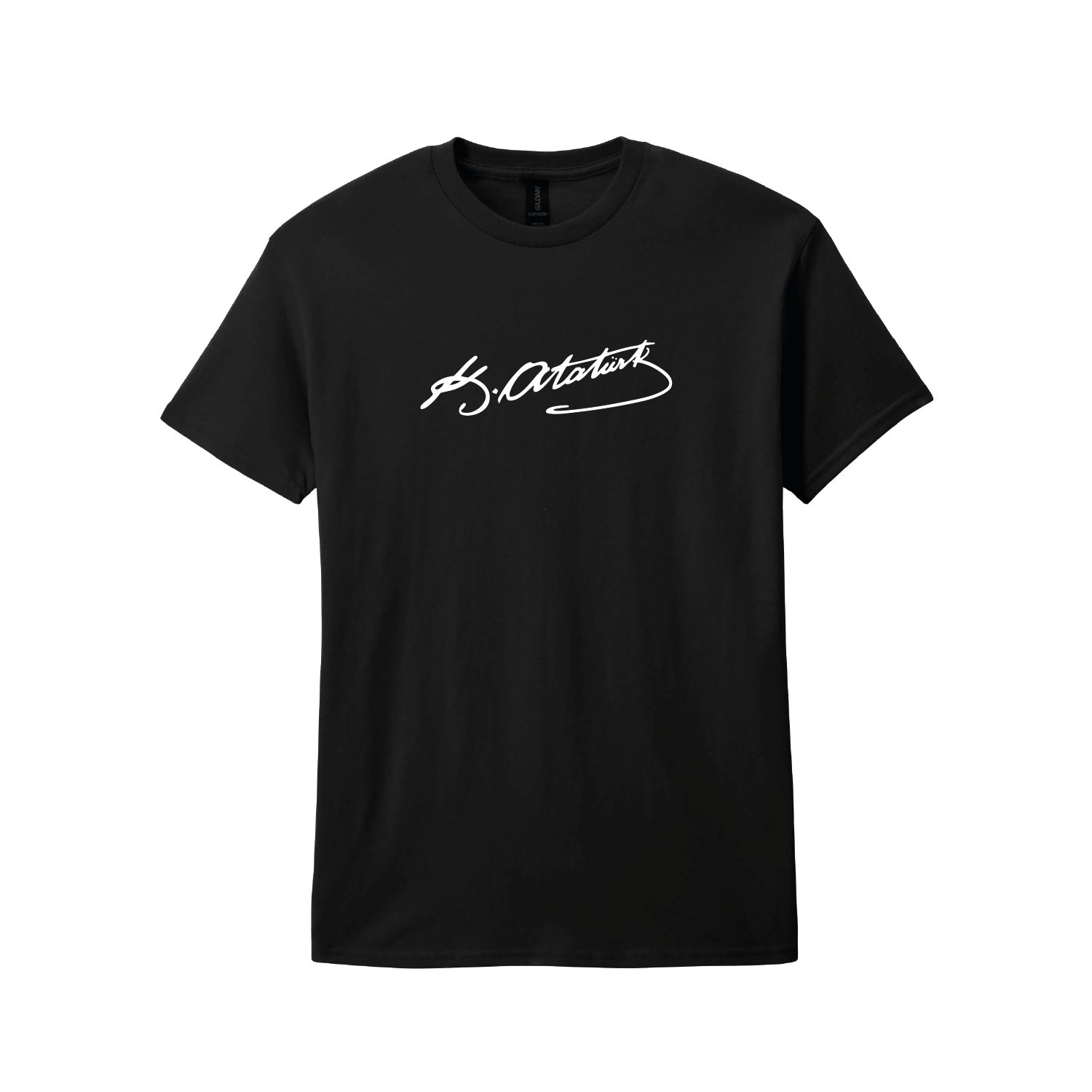 Türkiye T-Shirt – Black Cotton Turkish Tee Ataturk Signature 2026 028