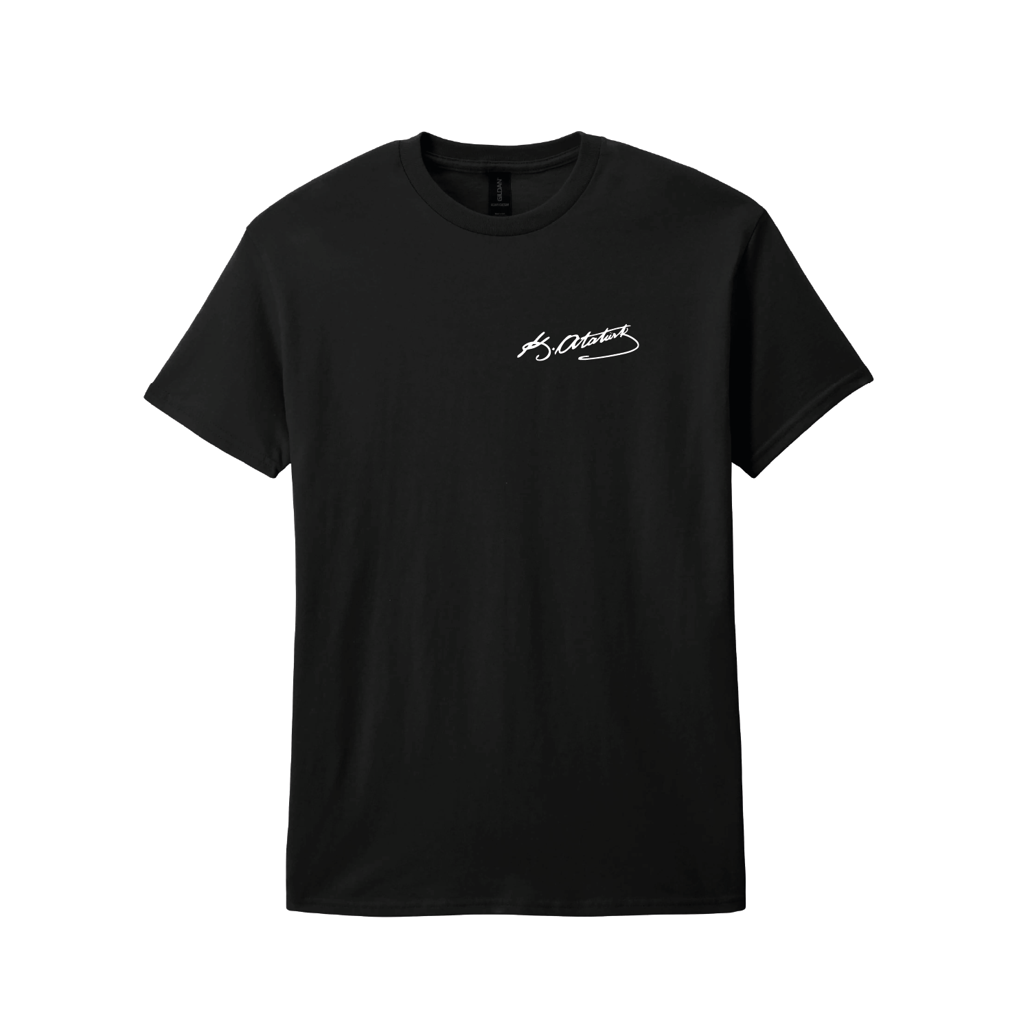 Türkiye T-Shirt – Black Cotton Turkish Tee Ataturk Signature 2026 030