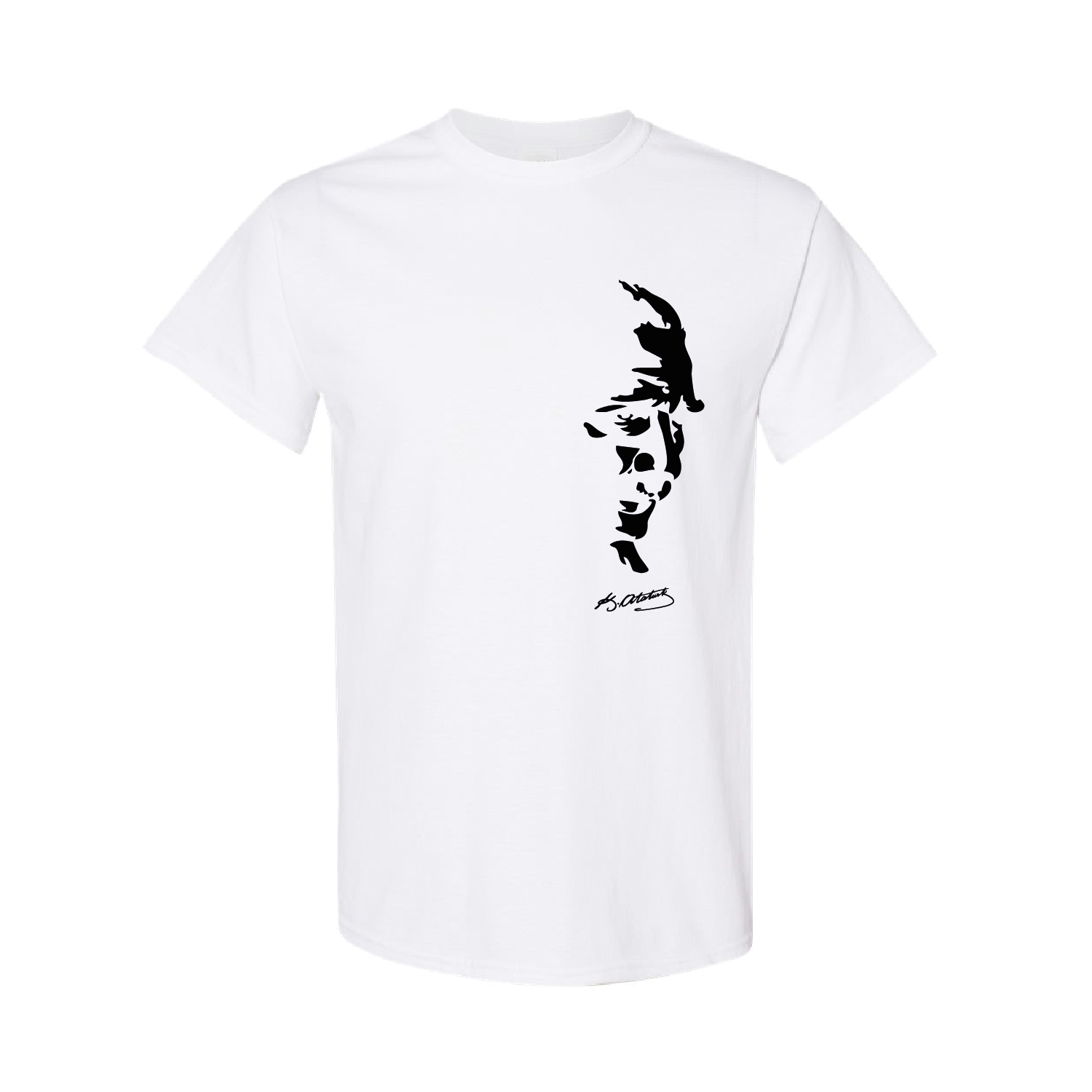 Türkiye T-Shirt – White Cotton Turkish Tee Ataturk Signature 2026 021