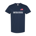 USA T-Shirt – Red, White & Navy Cotton American Tee 02