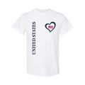 USA T-Shirt – Red, White & Navy Cotton American Tee 10