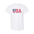 USA T-Shirt – Red, White & Navy Cotton American Tee 11
