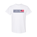 USA T-Shirt – Red, White & Navy Cotton American Tee 12