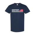 USA T-Shirt – Red, White & Navy Cotton American Tee 14
