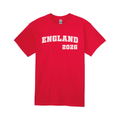 England Flag T-Shirt – Red & White Cotton England Pride Tee 06