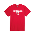 England Flag T-Shirt – Red & White Cotton England Pride Tee 15