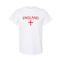 England Flag T-Shirt – Red & White Cotton England Pride Tee 16