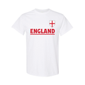 England Flag T-Shirt – Red & White Cotton England Pride Tee 18