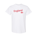 England Flag T-Shirt – Red & White Cotton England Pride Tee 19
