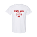 England Flag T-Shirt – Red & White Cotton England Football Pride Tee 202