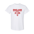 England Flag T-Shirt – Red & White Cotton England Football Pride Tee 204