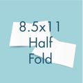 8.5” x 11” Half-Fold Brochures – Custom Bi-Fold Printing (Letter Size) 28lbs Paper