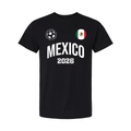 Mexico Football 2026 T-Shirt – Black Green White Cotton Mexican Premium Tee 27