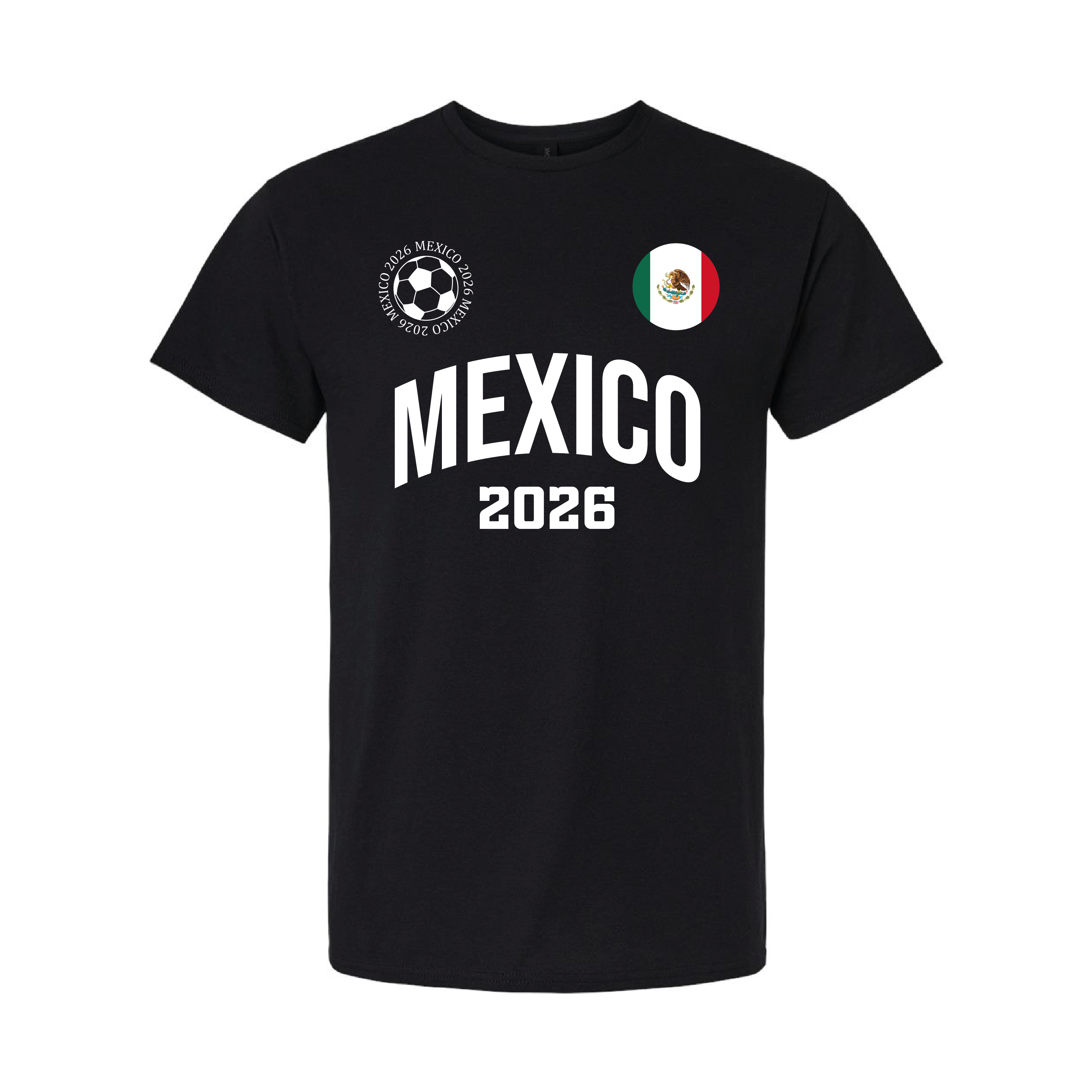 Mexico Football 2026 T-Shirt – Black Green White Cotton Mexican Premium Tee 27