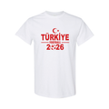 Türkiye Football 2026 T-Shirt – White Cotton Turkish Tee 02