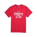 Türkiye Football 2026 T-Shirt – Red Cotton Turkish Tee 01